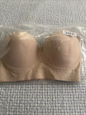 ‘My Comfy Blouse’ underwire bra. Size 38E. Nude